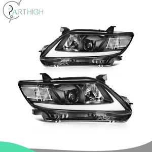 For 2010-2011 Toyota Camry Sedan Headlights Assembly Front Headlamp Left+Right - Picture 1 of 9