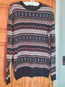FRENCH CONNECTION Mens Jumper M Striped  - Picture 1 of 4