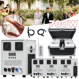 4PCS 700W Cold Spark Machine Firework Stage Effect DMX DJ Event Wedding w/Case - Picture 1 of 27