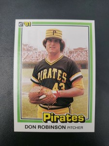 1981 Donruss Don Robinson #375 Pittsburgh Pirates MINT Condition 