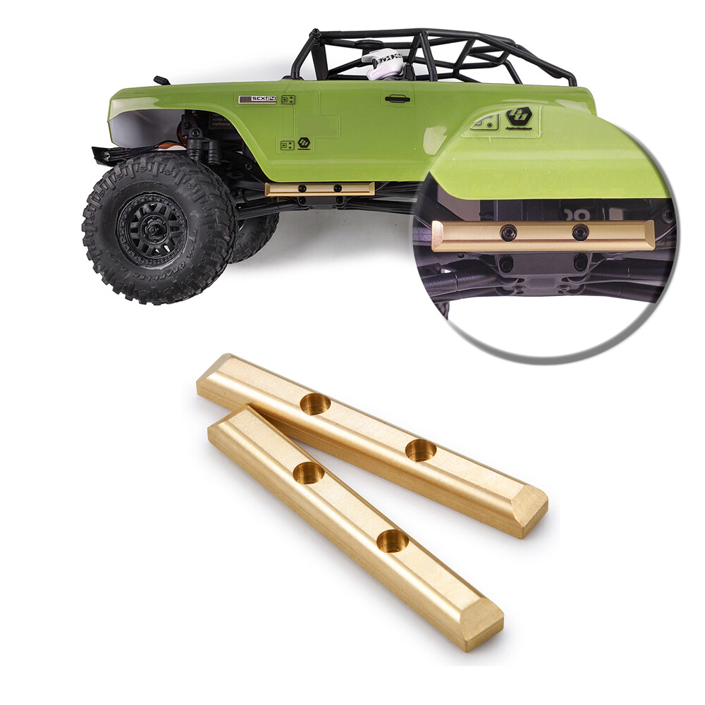 Crochets De Remorquage En Métal Pour RC Crawler 1/10 - Compatible Axial SCX10, TRX4 - Rouge - Lot De 2