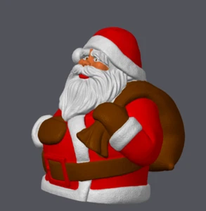 Abdeckkappe WEIHNACHTSMANN- SANTA CLAUS  Schutzkappe   -- MIT DIEBSTAHLSCHUTZ - Picture 1 of 3