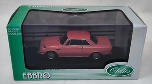 EBBRO 1:43 TOYOTA 1600GT(1967) RED DIE-CAST MODEL CAR JDM - Picture 1 of 5