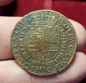 #77-258 ~ Token / Jeton - Pays-Bas Philippe et Isabelle 1560 - Imagen 1 de 2