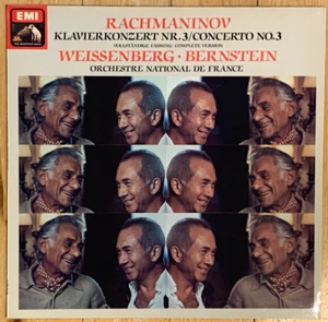 Rachmaninov Piano Concerto No.3 WEISSENBERG BERNSTEIN EMI LP MINT Quadraphonic - Picture 1 of 3