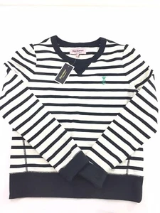 Juicy Couture Large Cotton Stripe Long Sleeve Seater Top Womens - Bild 1 von 6