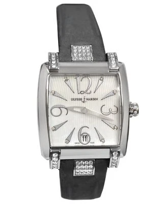 Женские автоматические часы Ulysse Nardin Caprice 133-91 бриллианты швабра дата сталь 33 мм - Изображение 1 из 4