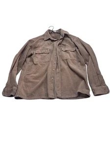 Rusty Mens Brown Corduroy Breast Pocket Shacket Size Small Good Condition - Picture 1 of 8