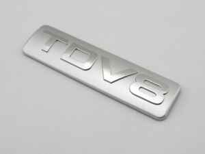 For Land Rover Range Rover TDV8 TD V8 Silver Chrome ABS Emblem Badge Sticker 