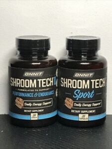  2-Pack ONNIT Shroom Tech Sport Energy And Endurance 28 x 2= 56 caps
