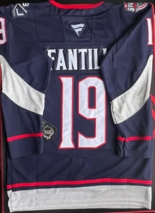 Columbus Blue Jackets #19 Adam Fantilli Jersey 2025 Hockey Stadium Series L - Picture 1 of 8