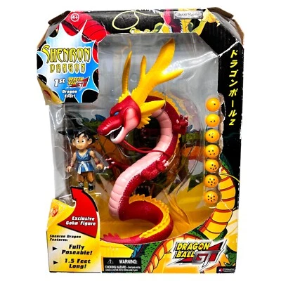 Figura Dragon Ball Z Shenron Dragon And Goku Jakks Pacific Funimation 2004 Nueva Foto 1 de 4