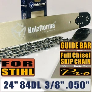 24" Guide Bar Saw Chain Combo 3/8" .050" 84DL For Stihl MS360 MS361 MS362 - Picture 1 of 1