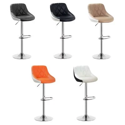 WOLTU 1x Barhocker 360° drehbar Barstuhl mit Lehne höhenverstellbar Bistrohocker - Bild 1 von 4