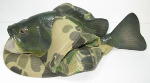 Vintage Bass Fish Baseball Cap - Very Rare and Unusual- Used - Bild 1 von 8