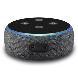 Juego de 2 pegatinas negro brillante adecuado para lámina Alexa Echo Dot Gen.3 R137-10 - Imagen 1 de 9