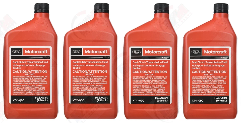 4-Quarts FORD DCT Dual Clutch Transmission Fluid XT11QDC Motorcraft Focus Fiesta - Изображение 1 из 1