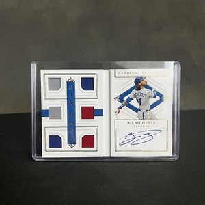 Bo Bichette Auto 2020 National Treasures Six Pack Patch Booklet /99 Blue Jays - Picture 1 of 2
