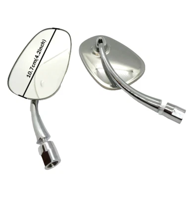 Car Door Mirrors Wing Round SIDE VIEW MIRRORS FOR VOLKSWAGEN BEETLE 1946-67 - Image 1 of 4