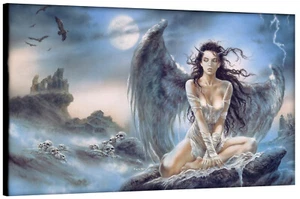 Warrior Angel Fantasy art KunstBild 60x100 Modern Fantastisch Fx1 - Picture 1 of 2