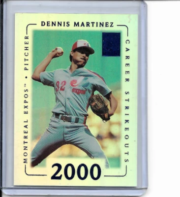2002 Topps Tribute Dennis Martinez Blue Foil 43/76 #69 NM - Image 1 of 2