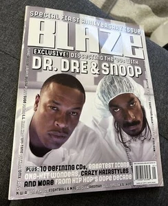 Blaze Magazine Dr. Dre Snoop Dogg rap hip hop 2000 - Picture 1 of 2