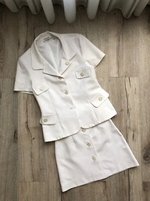 Marina Sitbon Kamosho Париж костюм блейзер и юбка винтажный - Изображение 1 из 4