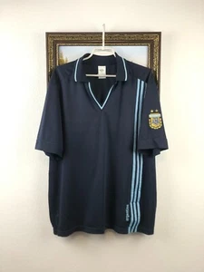 Vintage Adidas Argentina Football Shirt Soccer Jersey Train Messi Rare Size XXL - Picture 1 of 17