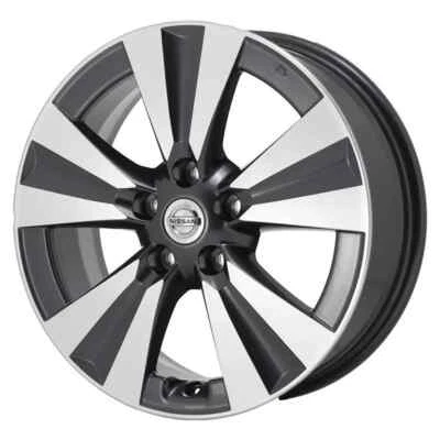 Llanta Nissan Leaf 17" fabricante de equipos originales 62608 2013-2017 gris mecanizado 403003NF3E Foto 1 de 3