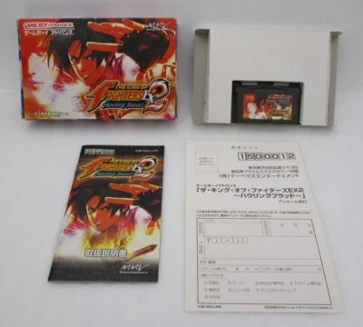 GBA The King Of Combattenti Ex 2 Ululante Sangue Con / Scatola Giappone Kof Game - Immagine 1 di 4
