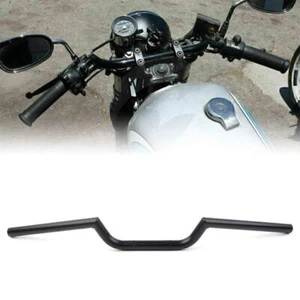 Schwarz Moto 7/8" Dragmanman Lenker ziehen Universal Für Honda Yamaha Cafe Racer - Picture 1 of 8