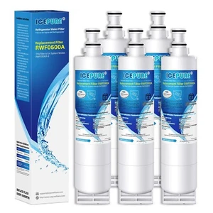 Fit For 4396508 4396510 nlc240v 4392857 RFC0500A Refrigerator Water Filter 5Pack - Picture 1 of 9