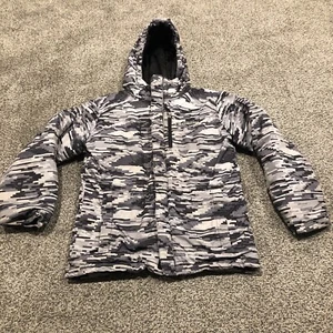 Columbia Jacket Boys Medium Gray Camo Outdoors Coat Youth Kids Camoflauge - Picture 1 of 9