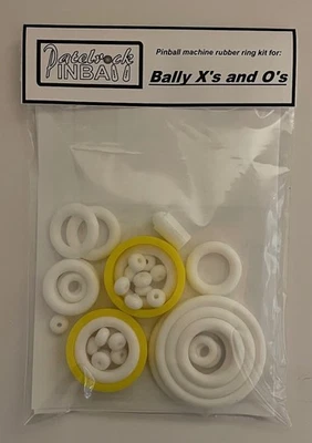 1984 Bally Midway X's and O's Pinball Machine Rubber Ring Kit X S & O S - Image 1 of 3