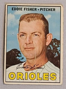 1967 Topps Eddie Fisher Baltimore Orioles Card #434/ MLB - Picture 1 of 2