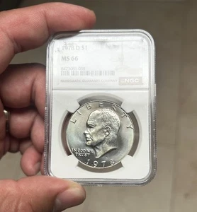 1978-D Dollaro Eisenhower - NGC MS66 - Tonalità! - Foto 1 di 4