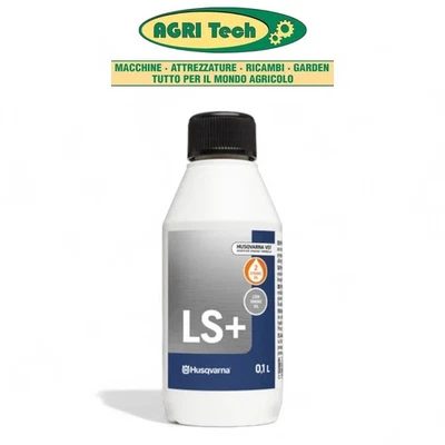 Olio Husqvarna LS+ 100 ml per motori 2 tempi ad alte prestazioni antifumo - Immagine 1 di 2