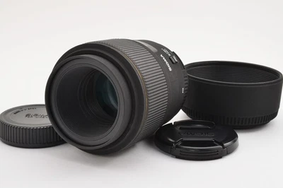 Sigma 105mm f/2.8 EX DG Macro Lens for Nikon "READ" w/Hood,Caps From Japan Y2158 - Image 1 of 4