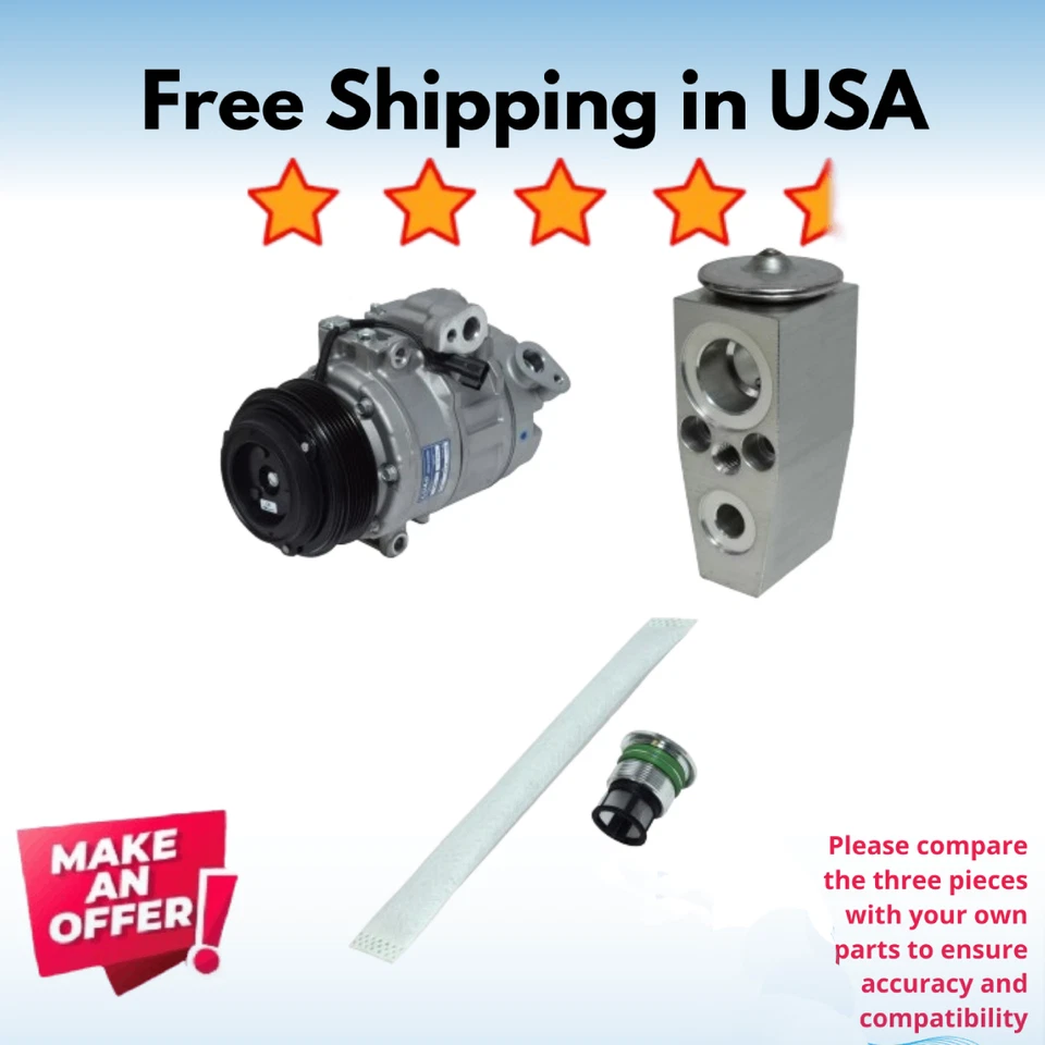 Kit Compresor A/C Fit Ford Police Interceptor Utilitario 2013-15, Explorer 2013-15 Foto 1 de 1