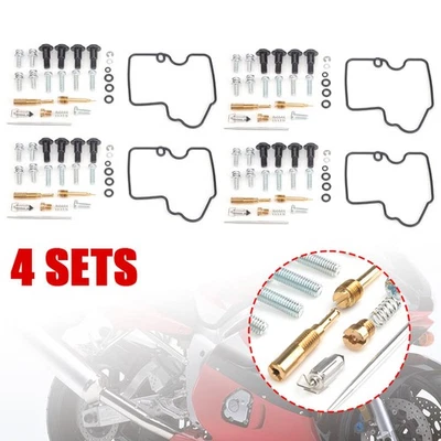 Kit de reparación de reconstrucción de carburador 4X para Yamaha YZF R6 600 1999 2000 2001 2002 Foto 1 de 4