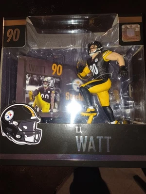 McFarlane NFL Pittsburgh Steelers TJ Watt Legacy Series SportsPicks 7 pulgadas Fig Foto 1 de 2
