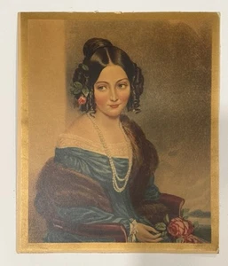 NY Graphic Society (1925-1966) "Girl In Blue" Quality Print 10”x12” - Picture 1 of 8