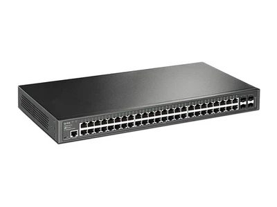 TP-Link T2600G-52TS JetStream 48-Port (L2 Managed Switch, 4 Gigabit SFP Slots, 4 - Image 1 of 3