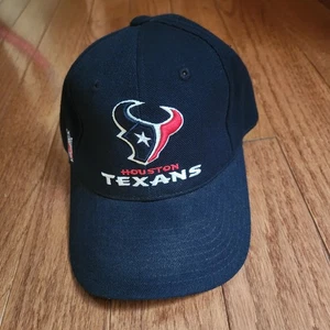 Houston Texas offizielle NFL blaue Wollmischung Mütze Einheitsgröße verstellbarer Haken/Schlaufe Riemen - Bild 1 von 13