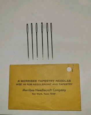 Merribee Needlecraft Co. Needlepoint And Tapestry Size 18 Needles 6 Count  - Image 1 of 4