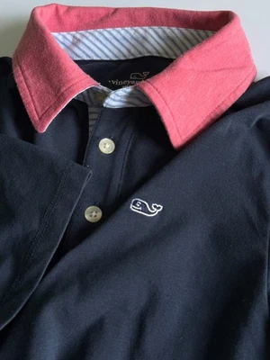 Camisa polo tejida VINEYARD VINES Edgartown SS 100 % algodón para niño L 16 Foto 1 de 4