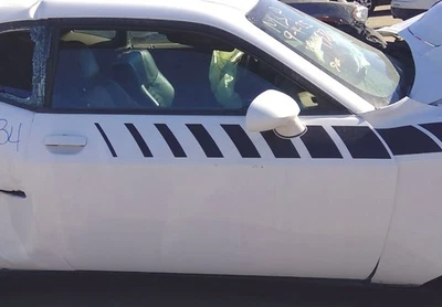 2011 12 13 14 Dodge Challenger Front Passenger RH Door Assembly in PW7 White - Image 1 of 4