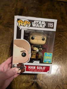 Figura Bobblehead Funko Pop Vinilo Star Wars Han Solo #115 (exclusivo) Nueva - Imagen 1 de 2