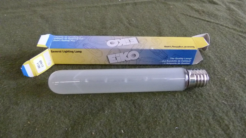 Box of 25 - EIKO 20T6-1/2-130V Intermediate Base Inside Frosted Bulb Lamp - Image 1 of 4