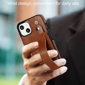 For iPhone 14 13 12 11 Pro Max XS XR X 8 7 Plus Case Leather Wallet Flip Cover